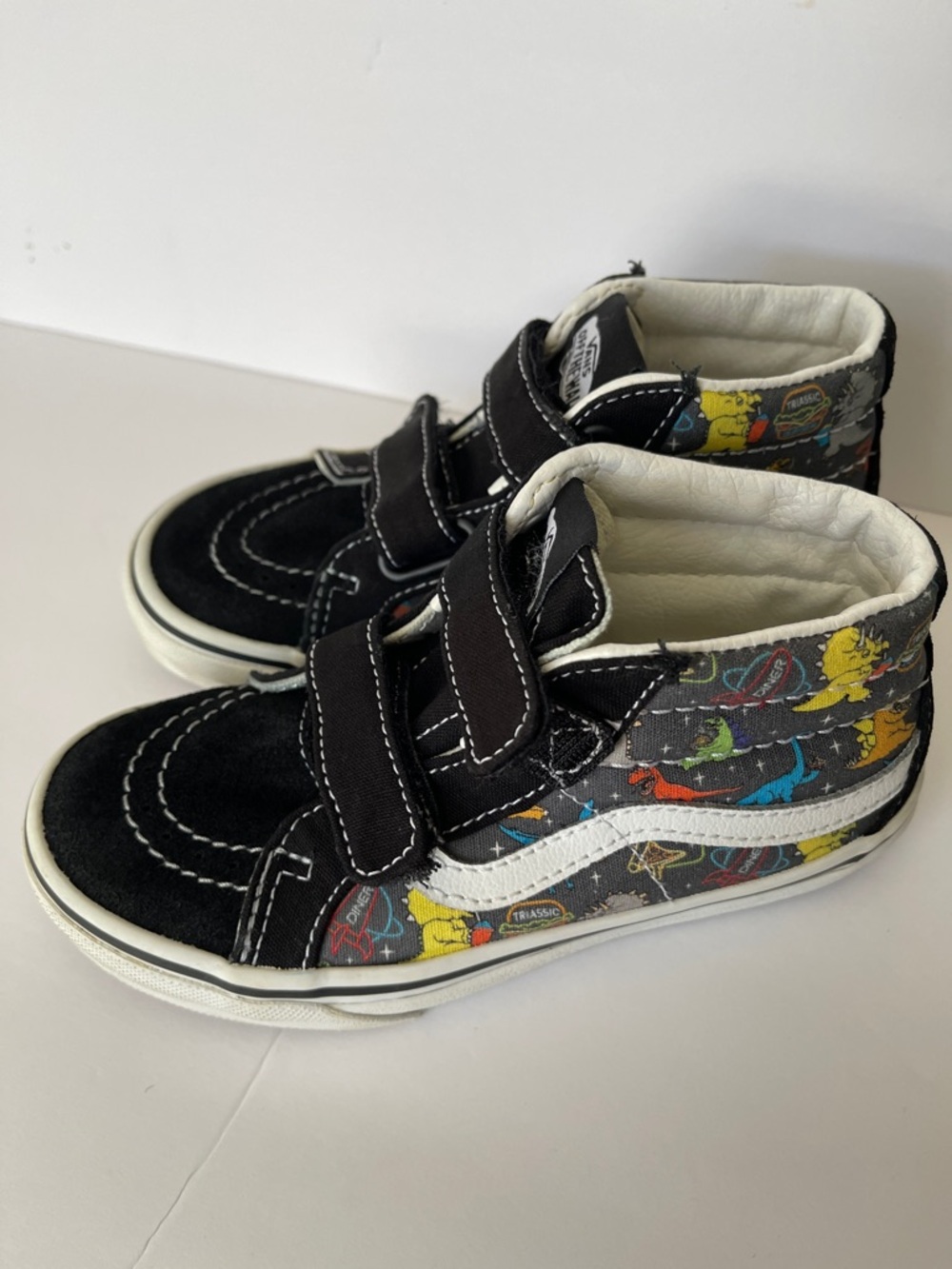 Vans high top dinosaur print sneakers 13